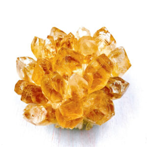 Natural Yellow Raw Citrine Healing Crystal Cluster Specimen