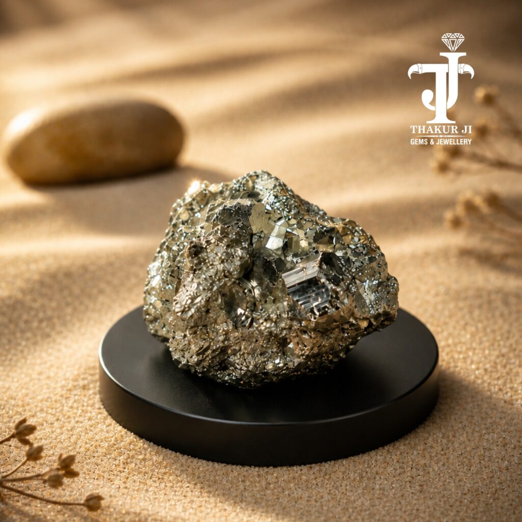 RAW PYRITE GEODE
