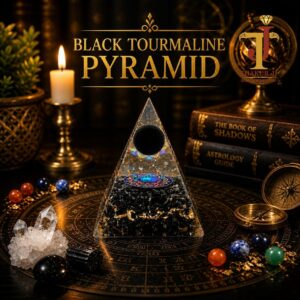 NATURAL BLACK TOURMALINE PYRAMID