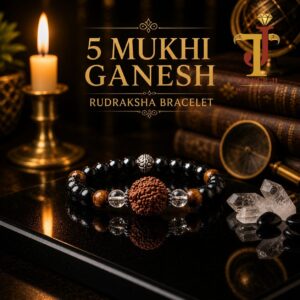 5 Mukhi Ganesh Rudraksha Bracelet
