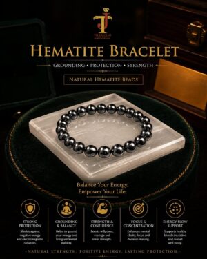 NATURAL HEMATITE BRACELET