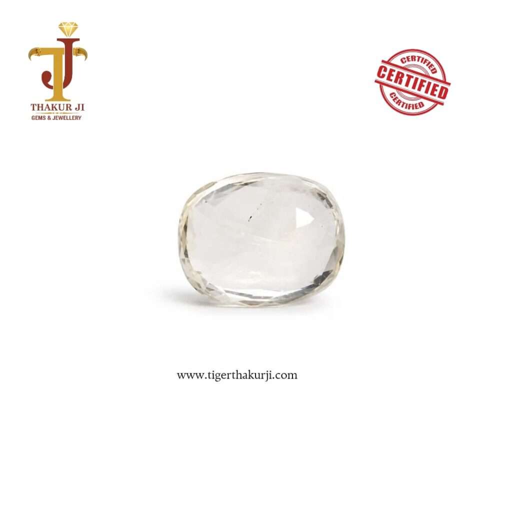 Natural Yellow Sapphire – 4.90 Carat Oval Faceted