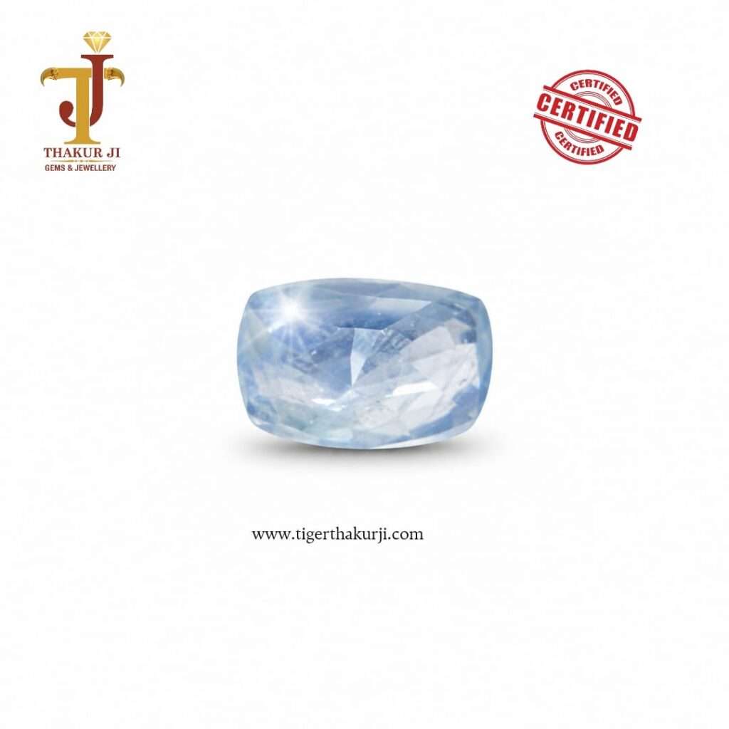 Natural Blue Sapphire – 7.06 Carat Oval Faceted