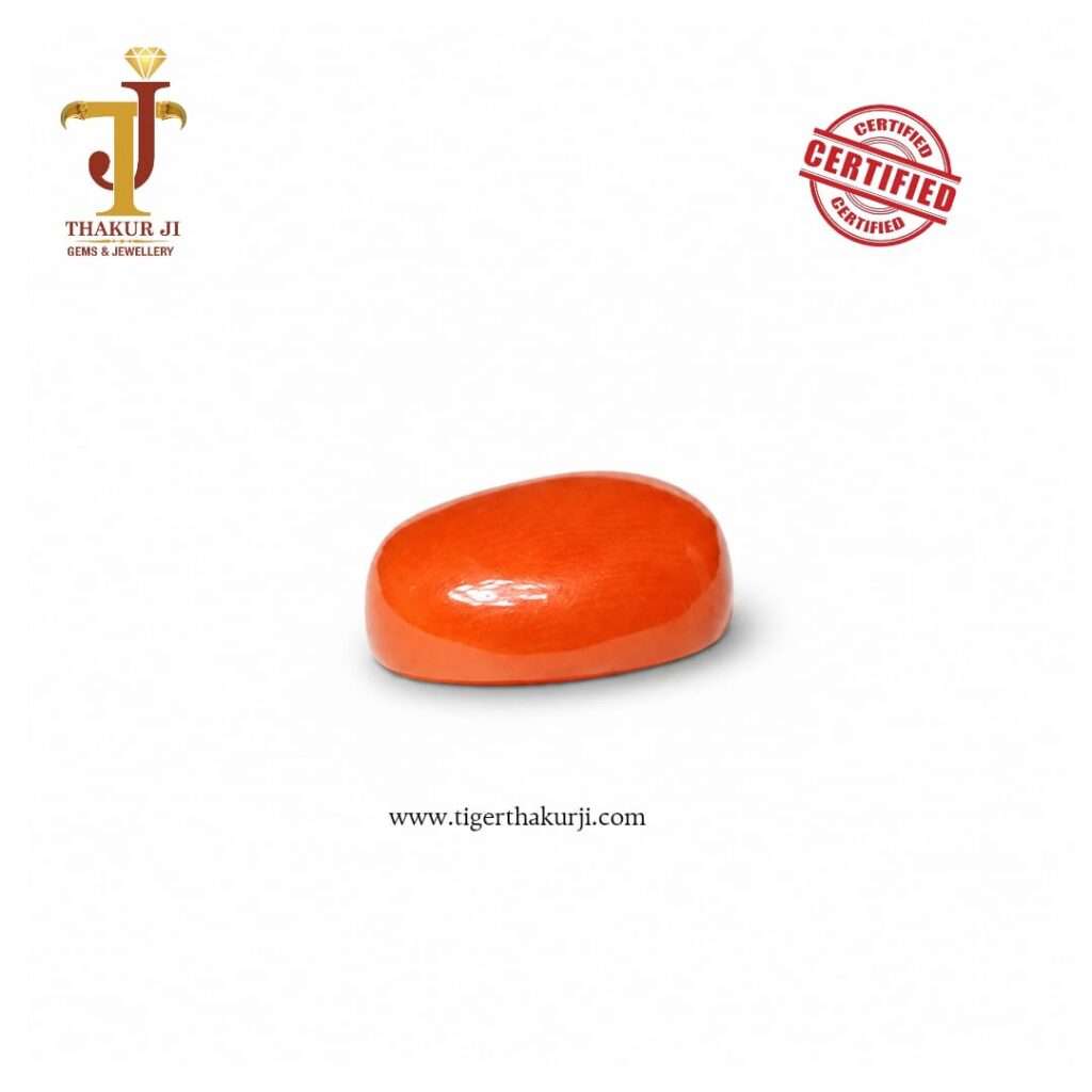 Authentic Italian Red Coral – 8.92 Carat Natural Gemstone