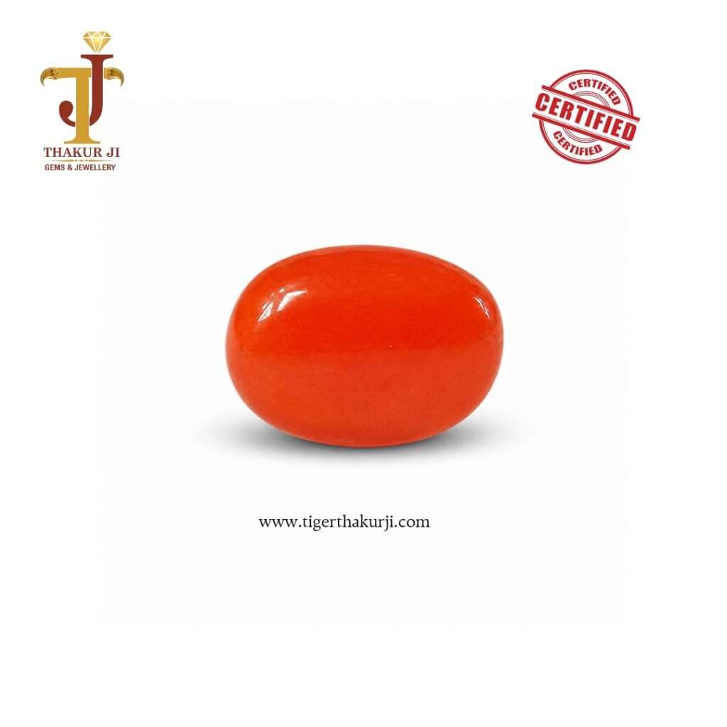 Premium Italian Red Coral – 8.88 Carat Natural Gemstone